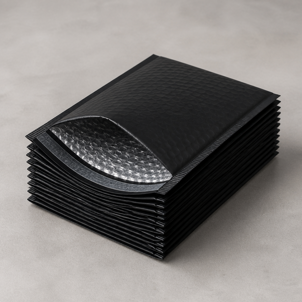 CH Pack Black Bubble Mailers 4x8" 2400 Pcs Bulk Wholesale Waterproof Shipping Envelopes