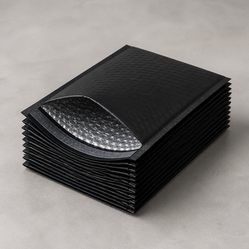 CH Pack Black Bubble Mailers 4x8" 2400 Pcs Bulk Wholesale Waterproof Shipping Envelopes