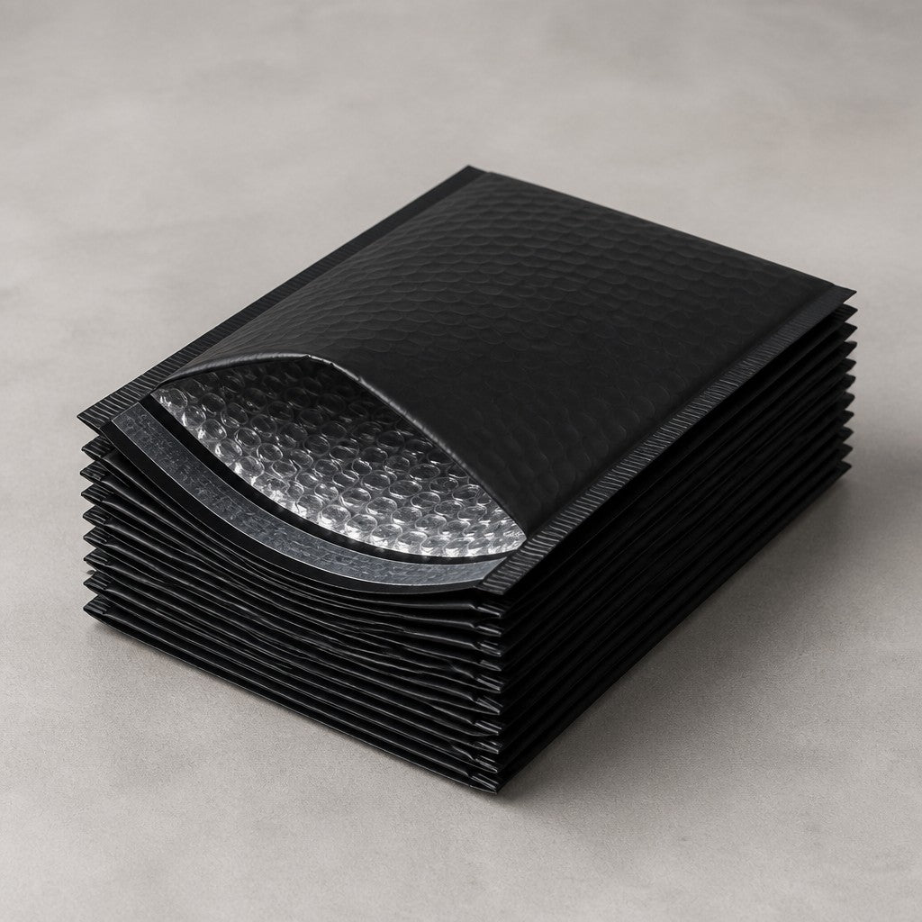 CH Pack Black Bubble Mailers 4x8" 2400 Pcs Bulk Wholesale Waterproof Shipping Envelopes